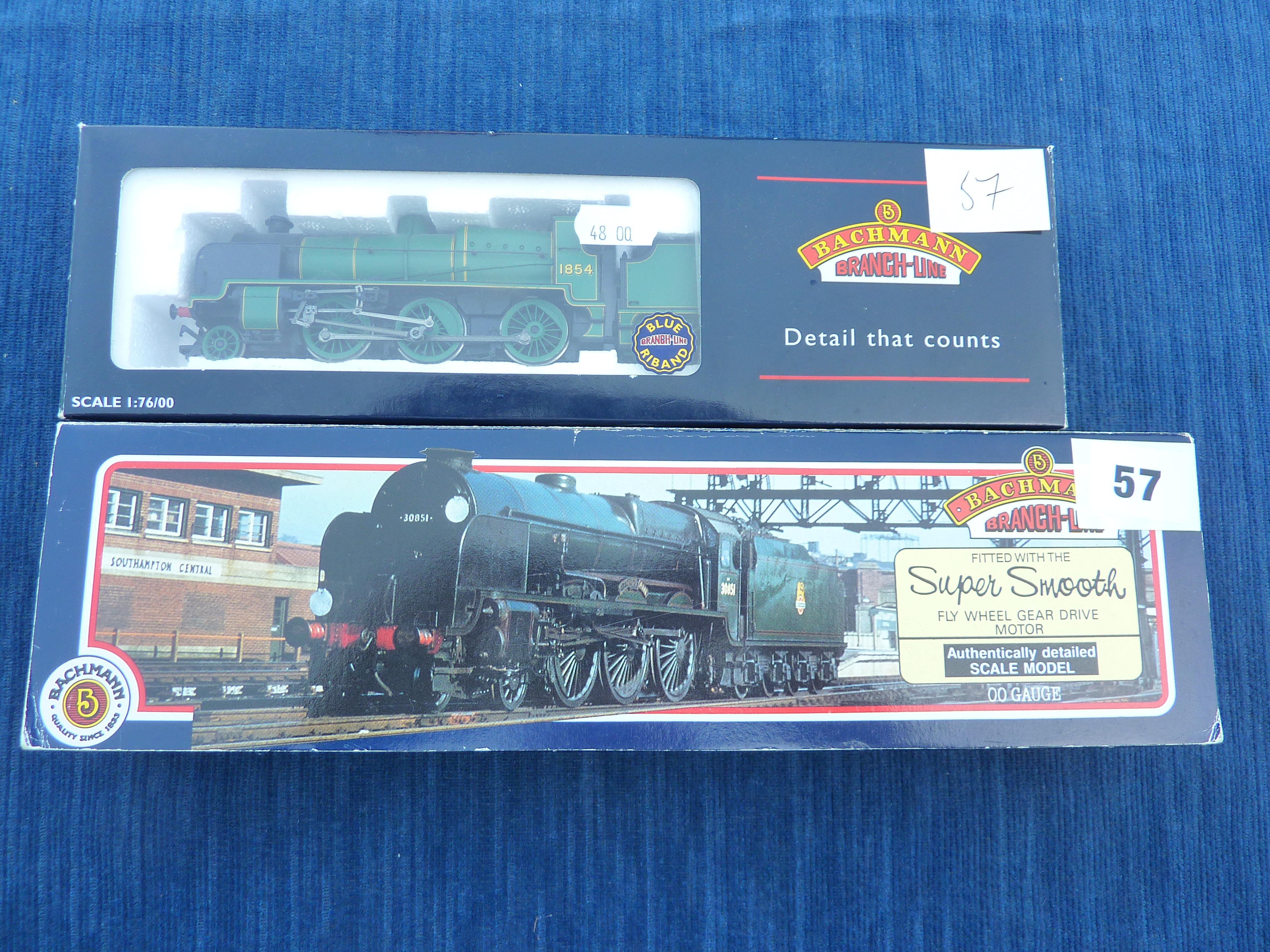 BACHMANN BOXED 31-401 LORD NELSON CLASS 4-6-0 864 SIR MARTIN & BOXED 32-155 N CLASS 1864 SR