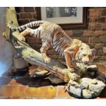2003, 25TH ANNIVERSARY, COUNTRY ARTISTS SCULPTURE 'LAND OF THE TIGER' LTD. EDITION OF 99 PIECES