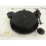 MICHELL ORBE TURNTABLE WITH SLADE ( REGA ?) AUDIO ARM & GYROPOWER QC