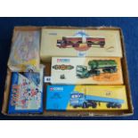 CORGI BOXED 21401 AEC WALLS, 20801 WHISKEY, 97892 HOUSEMAN, 96842 TIGER COMICS VAN, 97072