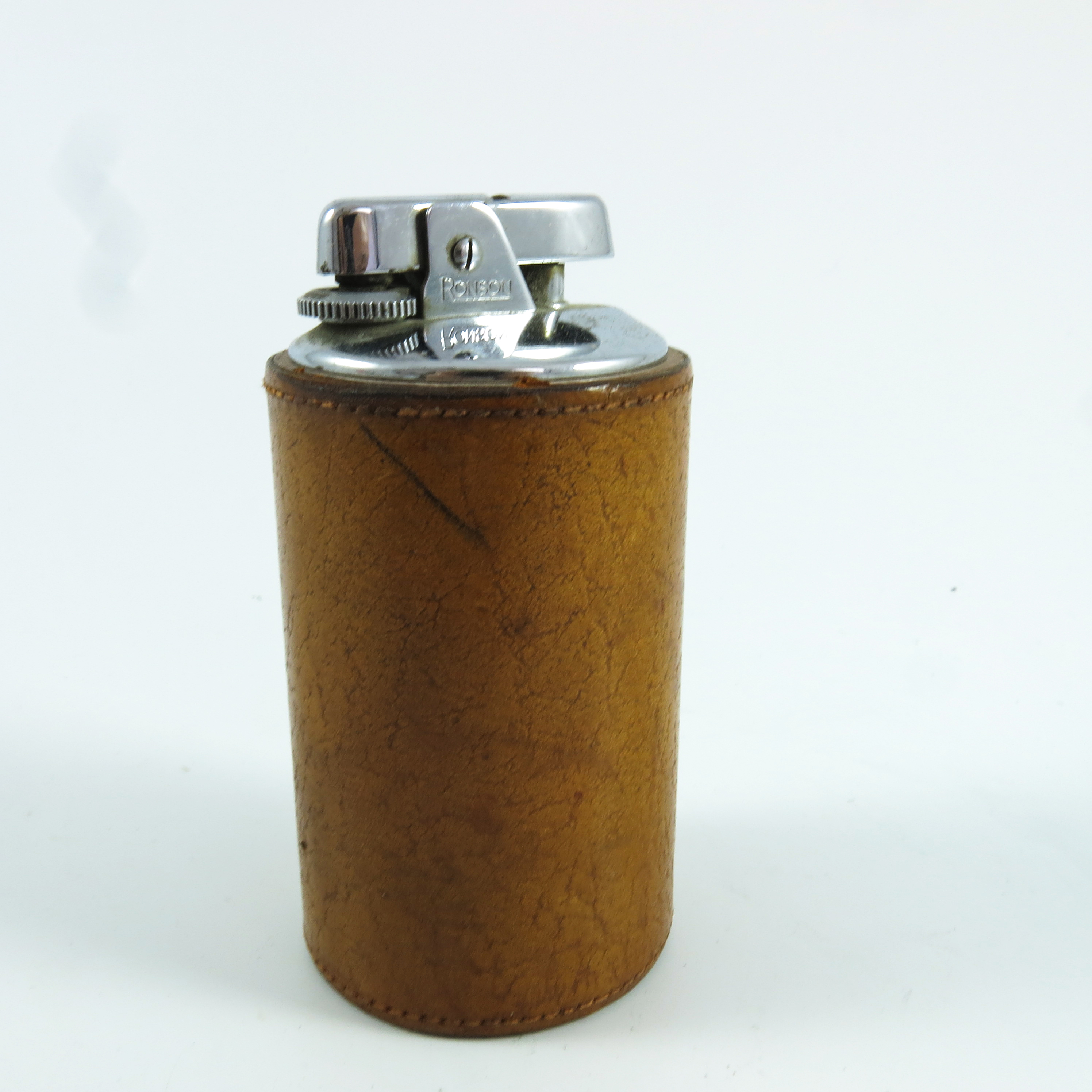 DUNHILL SILVER PLATED TABLE LIGHTER, RONSON TABLE LIGHTER AND 3 OTHERS - Image 7 of 8