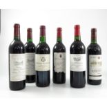 WINE, BORDEAUX, CHATEAU DU PRIEUR 2002, CHATEAU NOYAUX 2005, 2 X LALANDE BELLEVUE 1996, CHATEAU