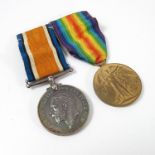 WWI 1914-18 WAR MEDAL AND VICTORY MEDAL 59406 PTE. A. PHILLIPS DEVON.R.