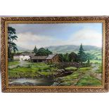 FREDERICK WATERMAN SMITH, OIL DEPICTING A LAKELAND SCENE, PROBABLY MID 20TH CENTURY