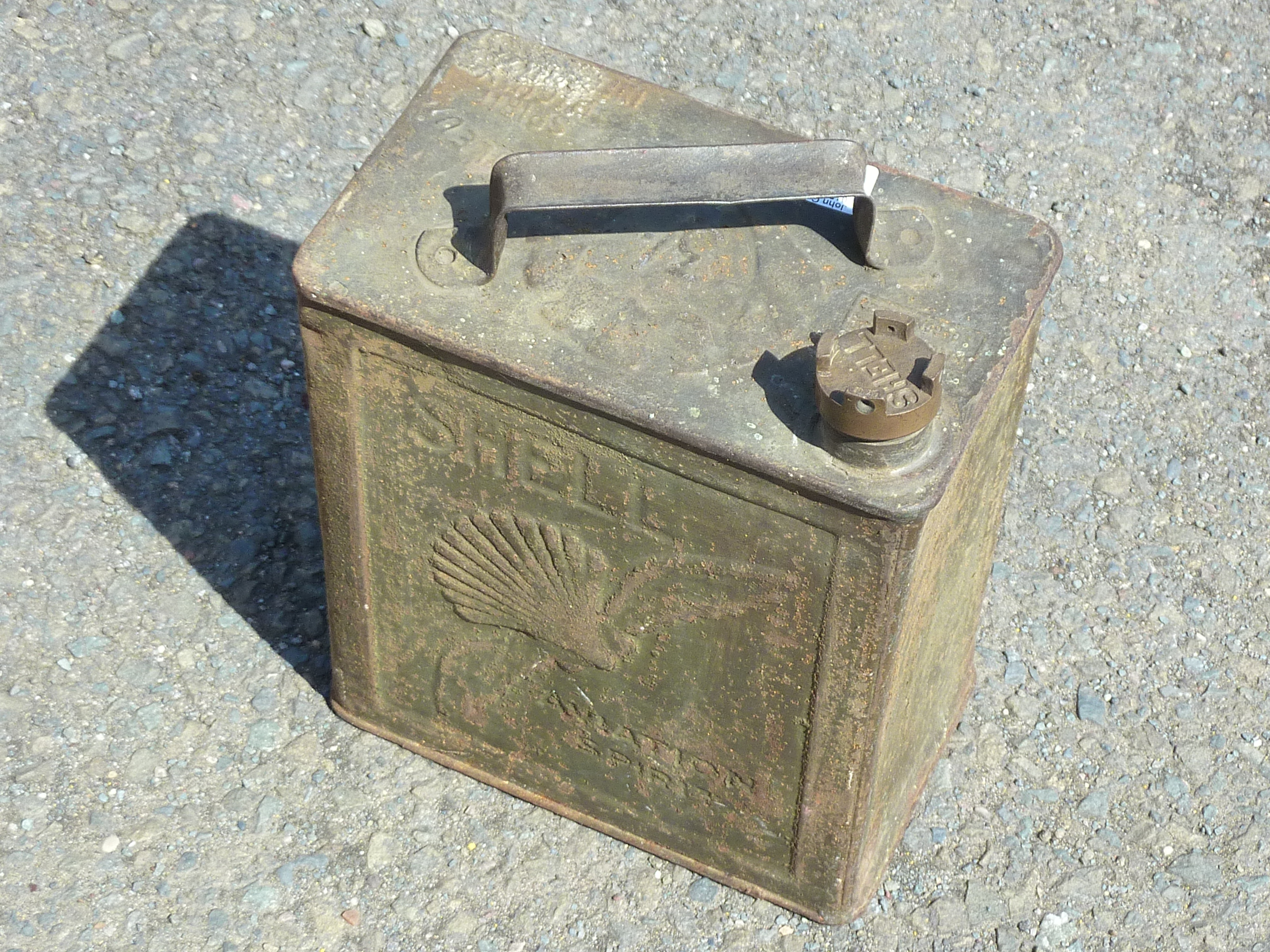 SHELL AVIATION SPIRIT PETROL CAN - Image 2 of 2