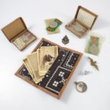 WWII MEDALS IN ORIGINAL BOXES, WAR AND DEFENCE MEDALS ADDRESSED TO D.G. TRIGG, WAR AND DEFENCE