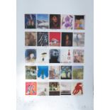 'FOUNDERS PRINT' LARGE LITHOGRAPH WITH 25 POSTCARD SIZE IMAGES EACH SIGNED BY ARTISTS INC. SONIA