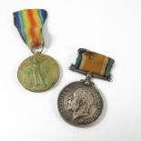 WWI PAIR, WAR MEDAL AND VICTORY MEDAL 2119970 PNR. J. LAING R.E.