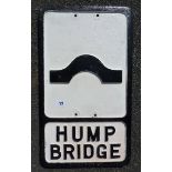 BRANCO REPRODUCTION ROAD SIGN HUMP BRIDGE