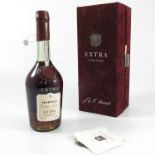 MARTELL CORDON ARGENT EXTRA COGNAC 1980, 70CL BOXED WITH KEY (SOME DAMAGE TO LOCK)