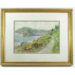 ROWLES, STANLEY CHARLES A.R.C.A. WATERCOLOUR ENTITLED POLPERRO, APPROX. 32 X 25 cm, ROYAL