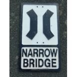 REPRO ROAD SIGN NARROW BRIDGE – BRANCO SIGNS LTD