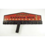 JOHN BULL RADIATOR HOSE SHOP DISPLAY ADVERTISING BOARD