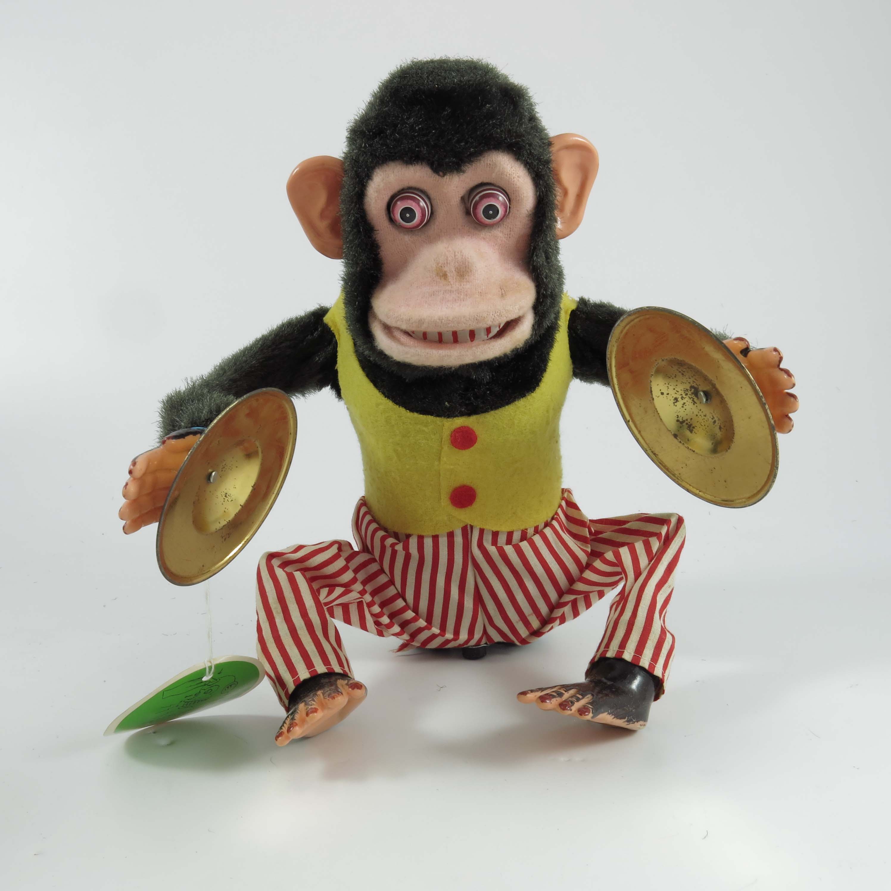 BATTERY OPERATED MUSICAL 'JOLLY CHIMP' IN BOX BY DASHIN, JAPAN AND ELEPHANT IN BOX BY MAMBO ALPS, - Image 3 of 6
