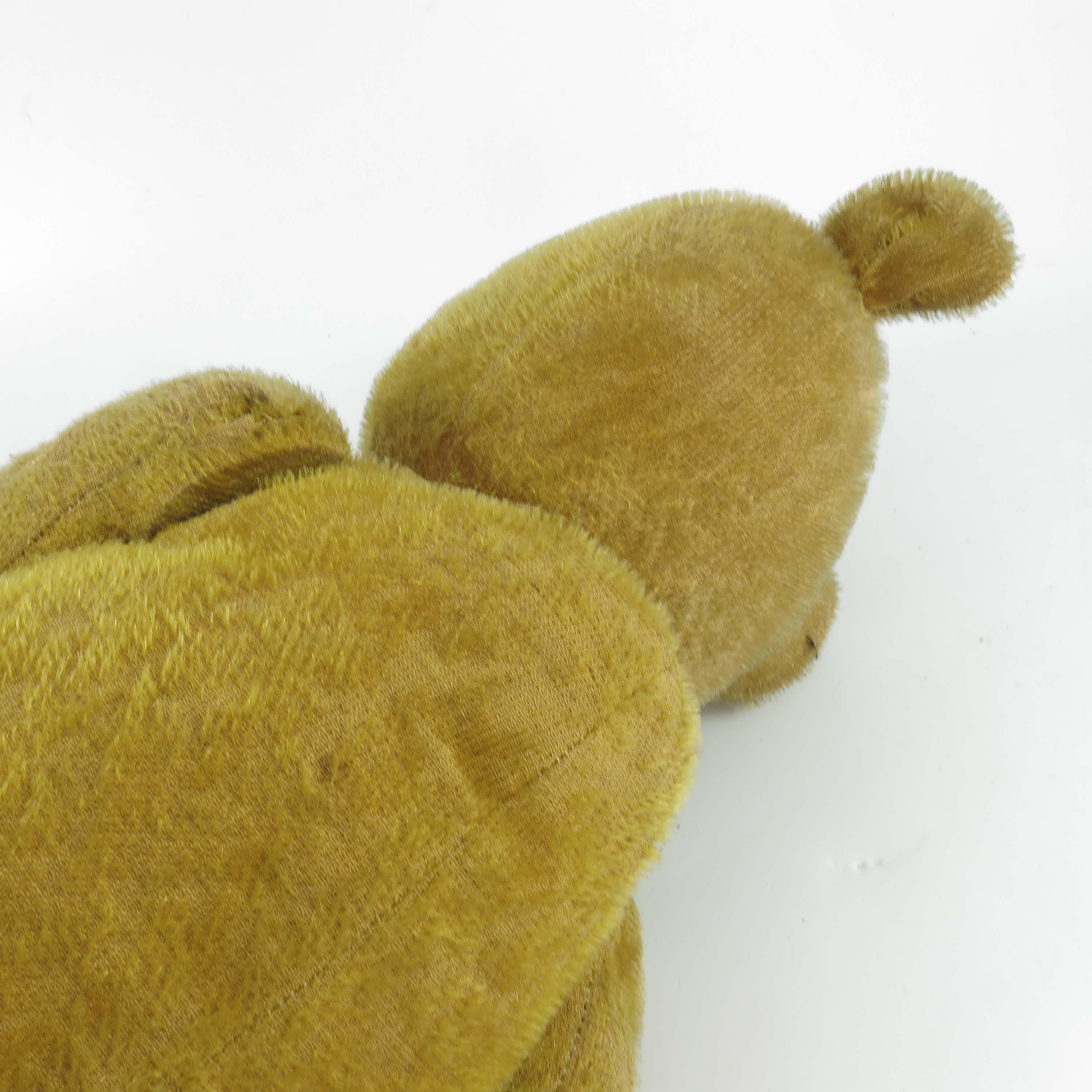 A VINTAGE 'BLONDE' JOINTED TEDDY BEAR WITH GROWLER (NOT WORKING) APPROX. 59 cm - Image 3 of 3