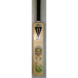 EX DUNCAN FEARNLEY PRIVATE COLLECTION MIKE BREARLEY – PRESENTATION BAT WITH ARTWORK SHOWING MIKE