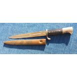 MILITARIA: GERMAN BAYONET ALCOSO SOLINGEN IN SHEATH