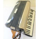 HOHNER CARENA III M BASE 120 PIANO ACCORDION IN FITTED HARD CASE