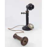 VINTAGE BAKELITE CANDLESTICK TELEPHONE