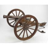 IMPRESSIVE 'TABLE' CANNON, APPROX. 72 cm OVERALL, BARREL APPROX. 36 cm