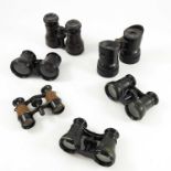COLLECTION OF EARLY BINOCULARS/ OPERA GLASSES