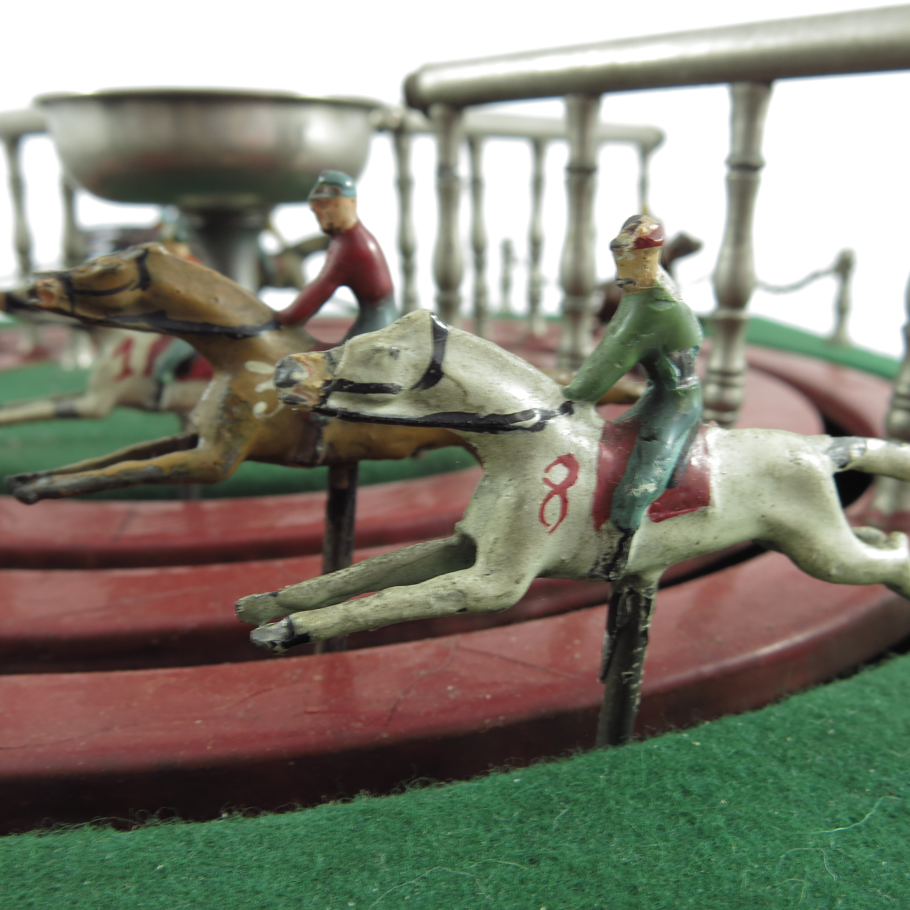 JOEP, AN EARLY 20TH CENTURY FRENCH MECHANICAL HORSE RACING GAME, 'JEU DE COURSE' - Image 3 of 7