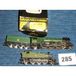 GRAFAR N GAUGE U/B LNER A3 60052 PRINCE PALATINE AND A DAPOL N 2-6-2T GWR PRAIRIE TANK U/B