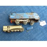 CHAD VALLEY BATTERY OPERATED 0 GAUGE 60027 MERLIN NO TENDER T/W A SMALL JAPANESE TINPLATE 2509