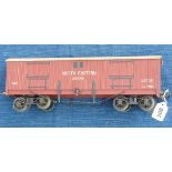 GAUGE 1 NORTH EASTERN BOX VAN 106340 25T LEEDS, POSSIBLY LEEDS MODEL CO