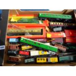 HORNBY AND TRIANG, A SELECTION OF WAGONS & COACHES