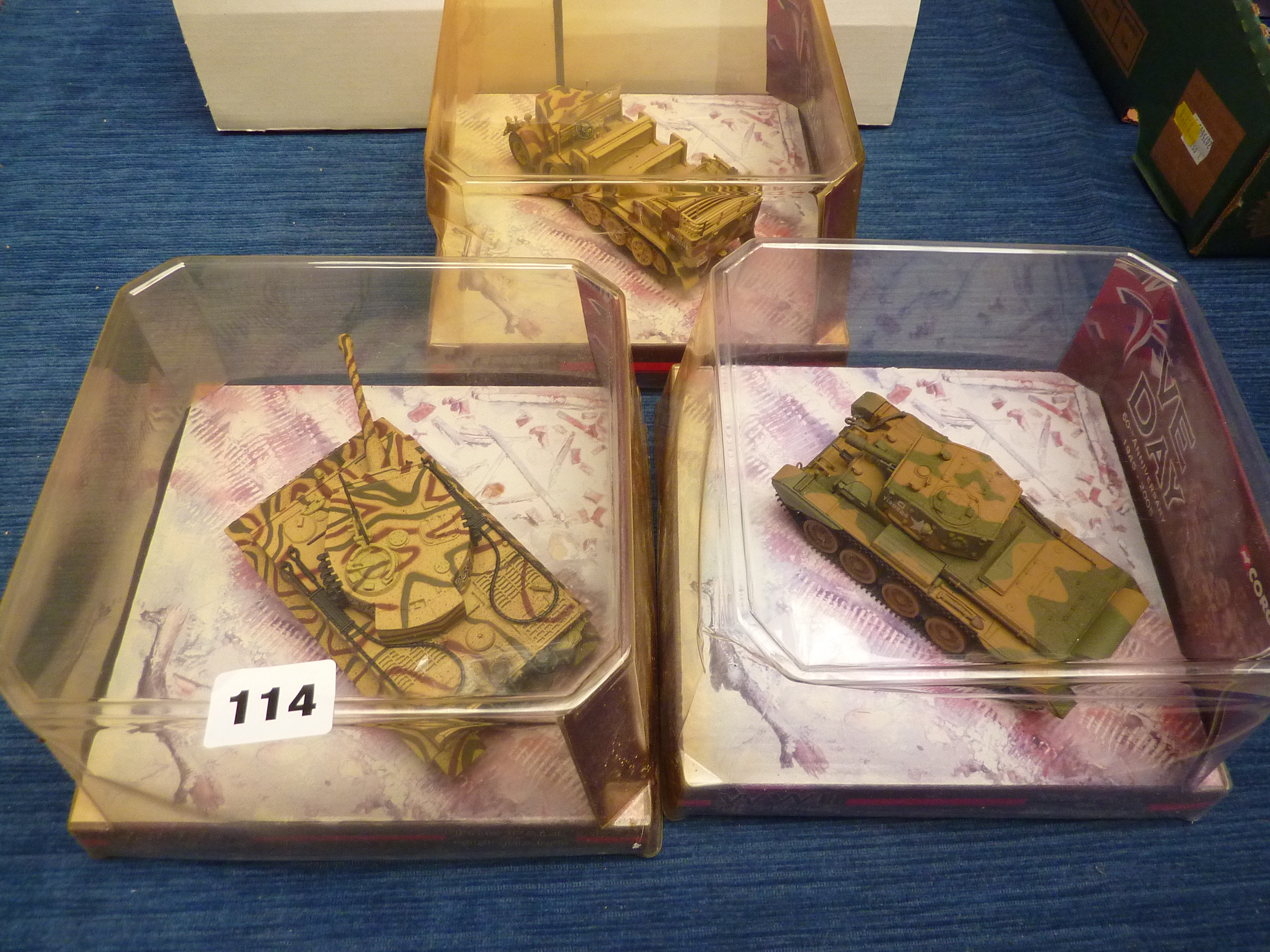 CORGI TANKS BOXED : X3 FROM THE FALL OF GERMANY SERIES