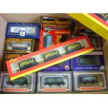 00 GAUGE WAGONS DAPOL, AIRFIX, MAINLINE 13 BOXED WAGONS, PLUS 2 X HORNBY TRIPLE PACKED WAGONS PLUS 9