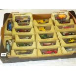 19 BOXED YESTERYEAR MODELS, ALL STRAW BOXED