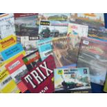 RAILWAY MODELLING EPHEMERA, CATALOGUES, TRIX, HORNBY DUBLO TRIANG & HORNBY