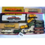 N GAUGE BOXED AND U/B FREIGHT WAGONS