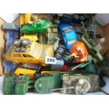 DINKY INC. SOME SUPERTOYS, ALL P/W, SOME MILITARY MODELS AND CORGI ALL U/B