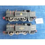 HORNBY DUBLO 2 X 0-6-2T LOCOMOTIVES 69550 WITH COAL AND 3R CONVERSION TO 2 R 69567