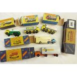 MATCH BOX EARLY BOXED MODELS : NO 2 ACCESSORY PACK NO2 MAJOR PACK YORK, NO 2 PACK WALLS, AND 1-75S 3