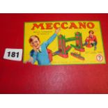 MECCANO BOXED SET 7 ( NOT CHECKED) WITH GEARS OUTFIT, 5A BOX AND A BOXED ELECTRIC MOTOR E202 AND