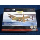 CORGI AVIATION MODEL AA32616 LANCASTER B1 DAY BOMBER (GRAND SLAM) 617 SQN Y Z-J U BOATS PENS RAID AT