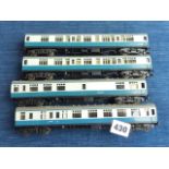 TTR COACHES 4 X BR BLUE & GREY MK 1 INC BCK, RMB, AND 2 X CK