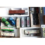 LIMA HO SCALE MODEL RAILWAY VERY EARLY , PRODUCTION MODELS IN EARLY GREY BOXES, 12 BOXED AND 10 U/