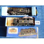 HORNBY DUBLO BOXED EDL 17 0-6-2T 69567 NO COAL VERSION AND A STANDARD 4 TANK 80054 IN GOOD CONDITION