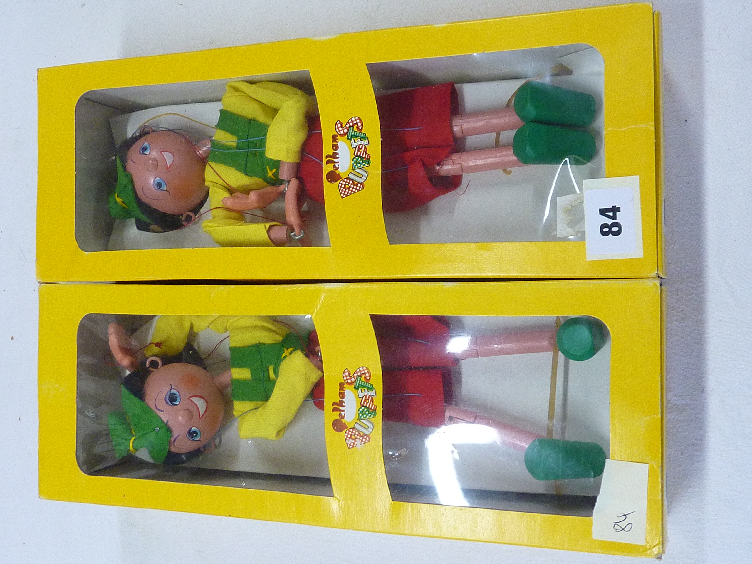 PELHAM PUPPETS 2 BOXED PUPPETS : SS4 TYROLEAN BOY X2