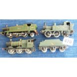 KIT BUILT WHITE METAL LOCOMOTIVES 2251 0-6-0 GW, 0-6-2T AND 0-4-4 T 00 SCALE