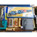 CORGI, MIXED BOXED INC 007 40TH ANNIVERSARY SET, 55201 PICKFORDS, NOT COMPLETE, LLEDO, AND CORGI