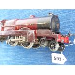 0 GAUGE HORNBY 4-4-2 LMS C/W U/B NUMBERED 14767 AD NAMED CLAN MACKINNON, HAS BEEN LACQUERED, IN WELL