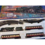 HORNBY 00 GAUGE THE DUCHESS TRAIN SET WITH 46255 CITY OF HEREFORD AND STOCK, BOX A/F