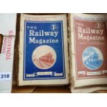 RAILWAY MAGAZINE, EDITIONS DATING FROM C. 1920 TO 39 APPROX. 45 COPIES T/W BOUND VOLUMES 1911-12 AND