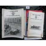 VSCC BULLETIN MAGAZINES 1960-2000